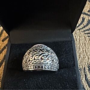 NEW sterling silver dome ring .925 Size 8